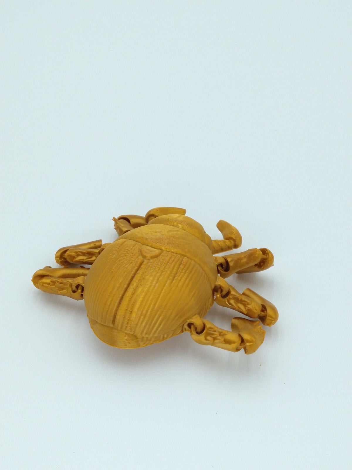 BEETLE Figure Articulated Flexi GOLD 6" 3D Printed Figure
