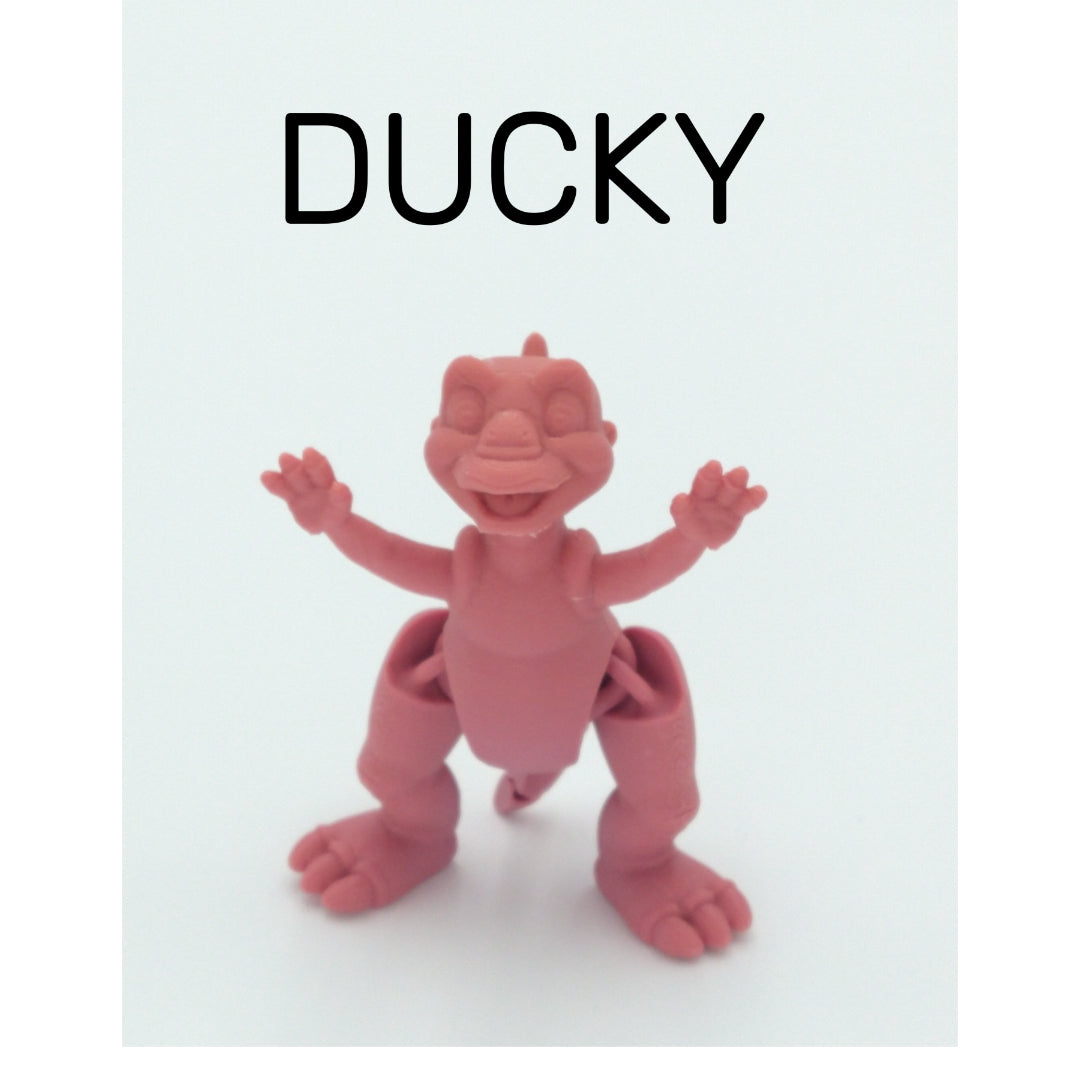 LAND BEFORE TIME Articulated Flexi Figures Set 3D Printed