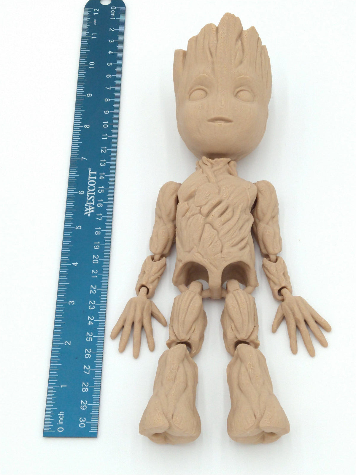 BABY GROOT Figure Articulated Flexi PLA 3D Printed Figure