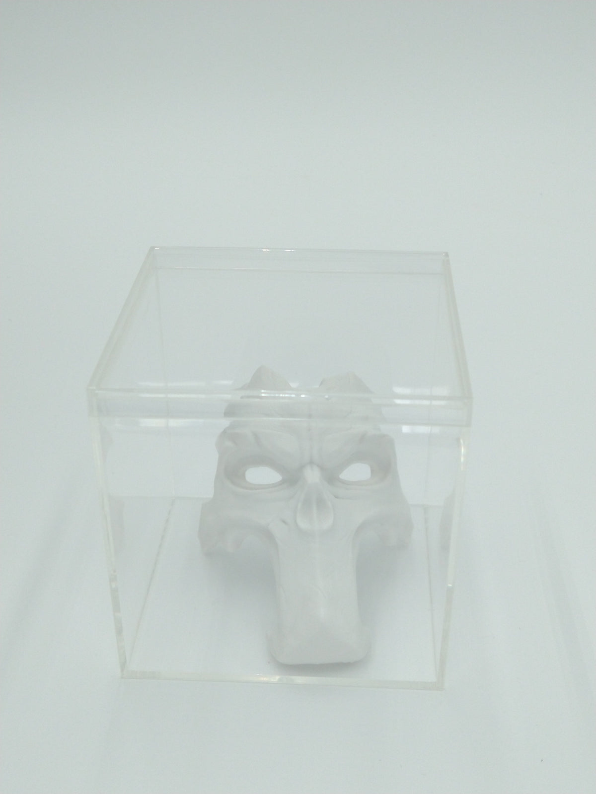 Darksiders Death Mask Skull Miniature Collectible W/Display case 3d printed