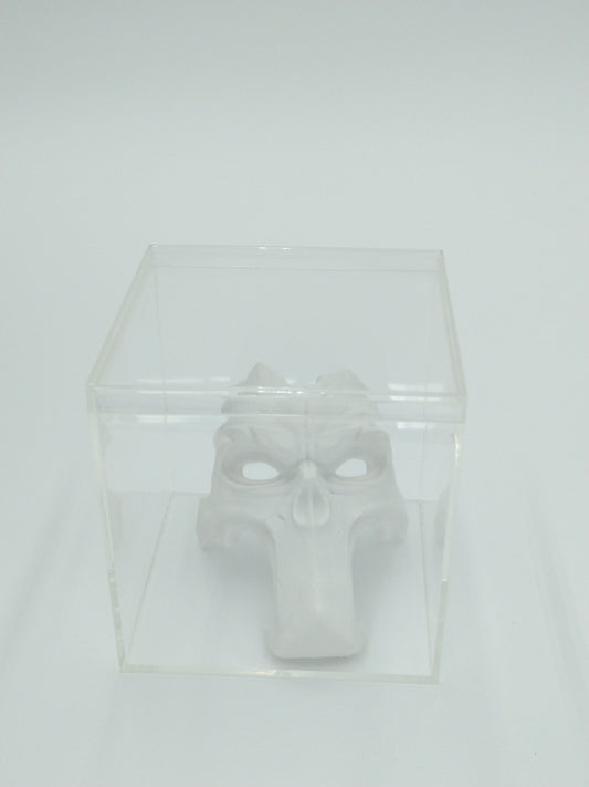 Darksiders Death Mask Skull Miniature Collectible W/Display case 3d printed