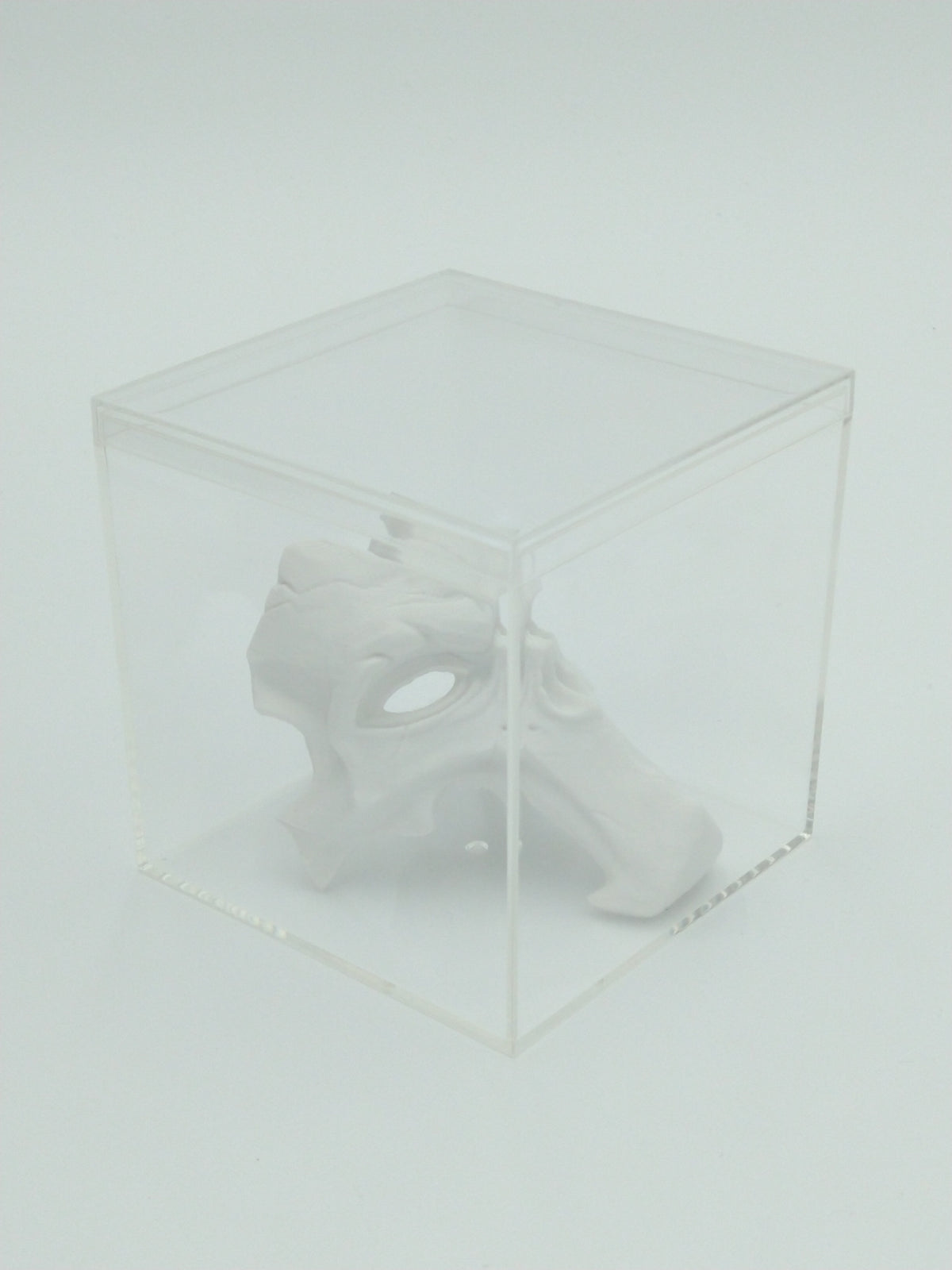 Darksiders Death Mask Skull Miniature Collectible W/Display case 3d printed