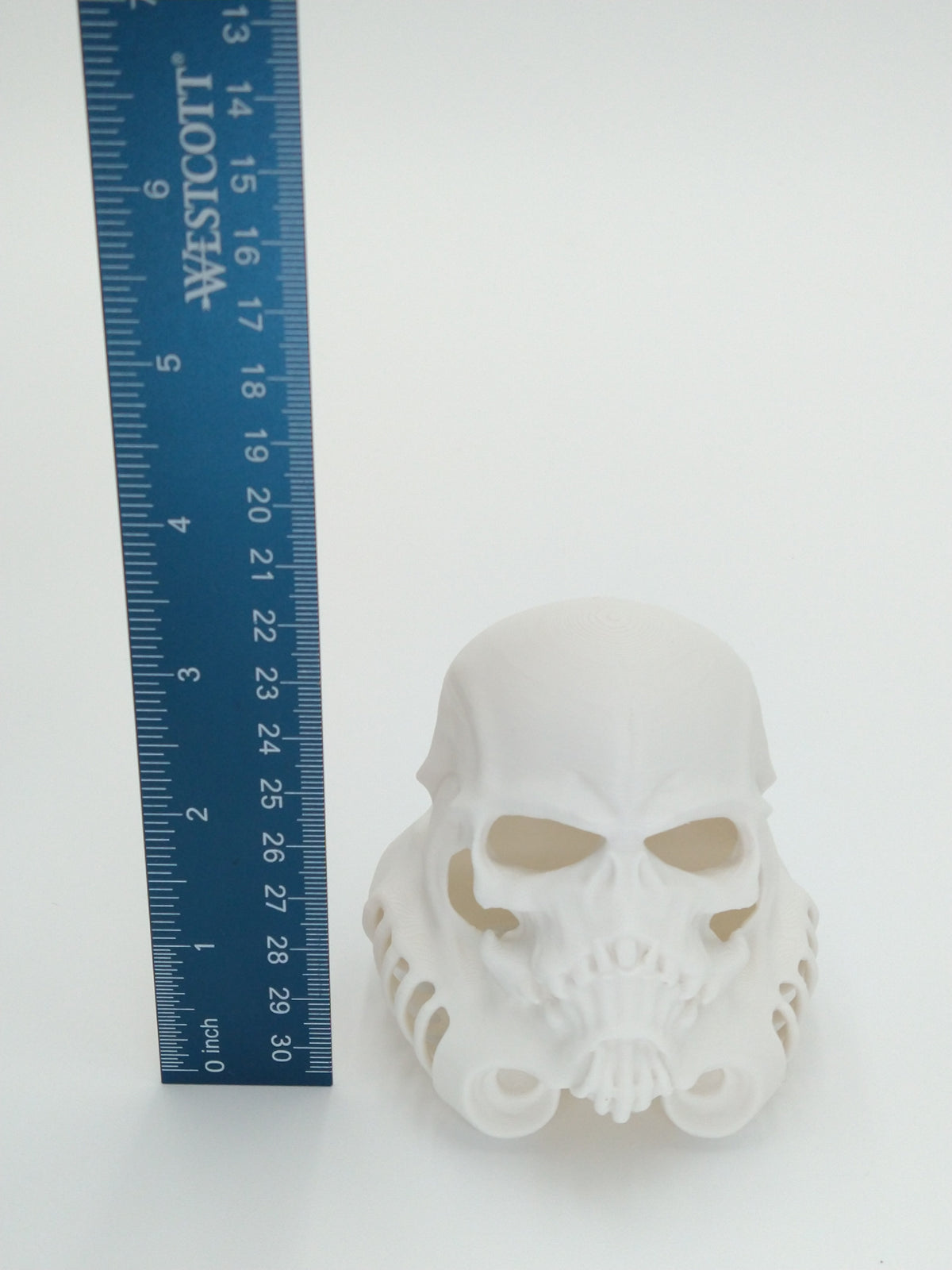 SKULLTROOPER Helmet Skull Miniature Collectible Nightlight 3" 3d printed