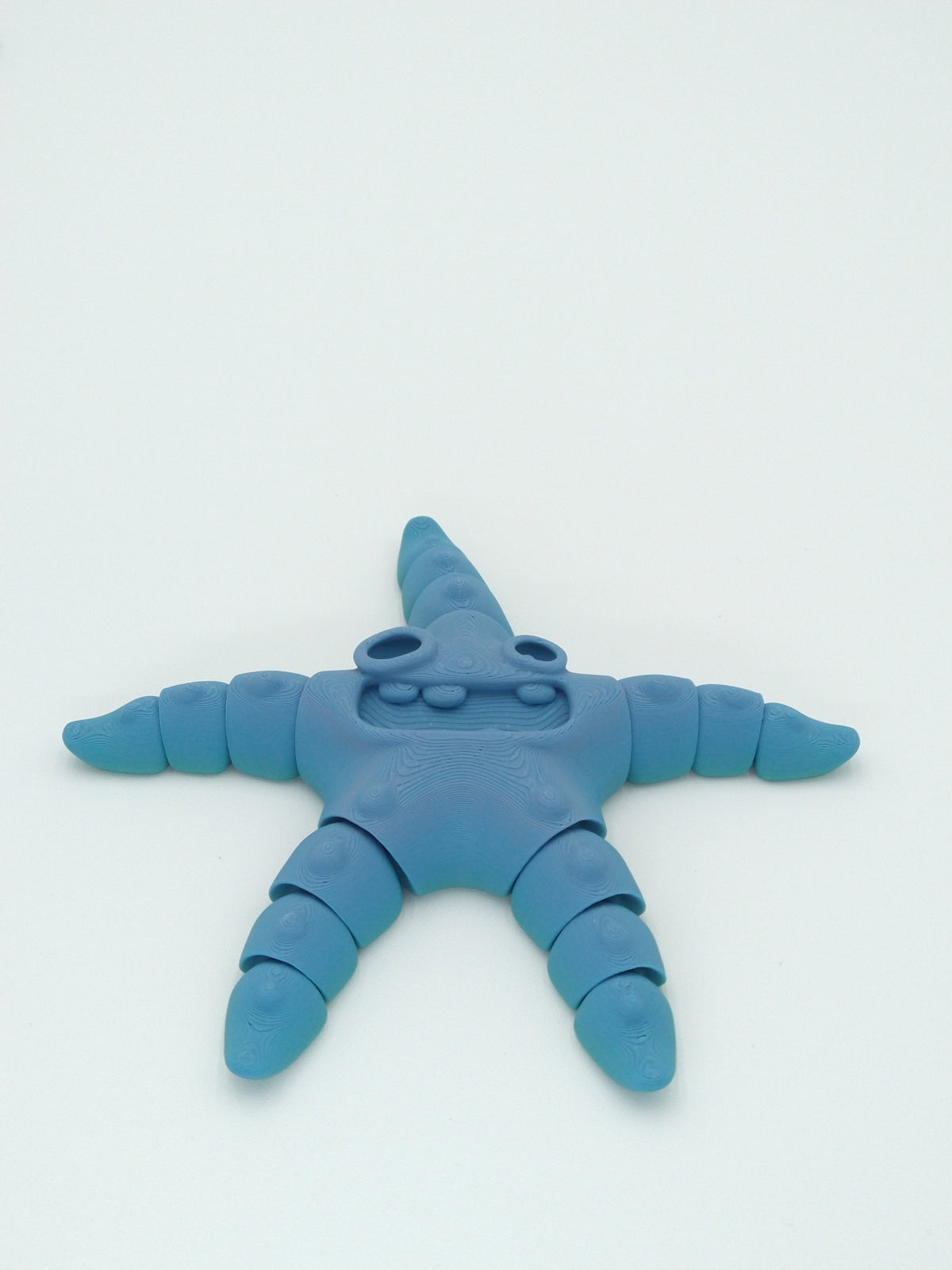 Goofy Starfish Flexi Articulated Figure Rainbow 5" 3D Printed Flexi Factory