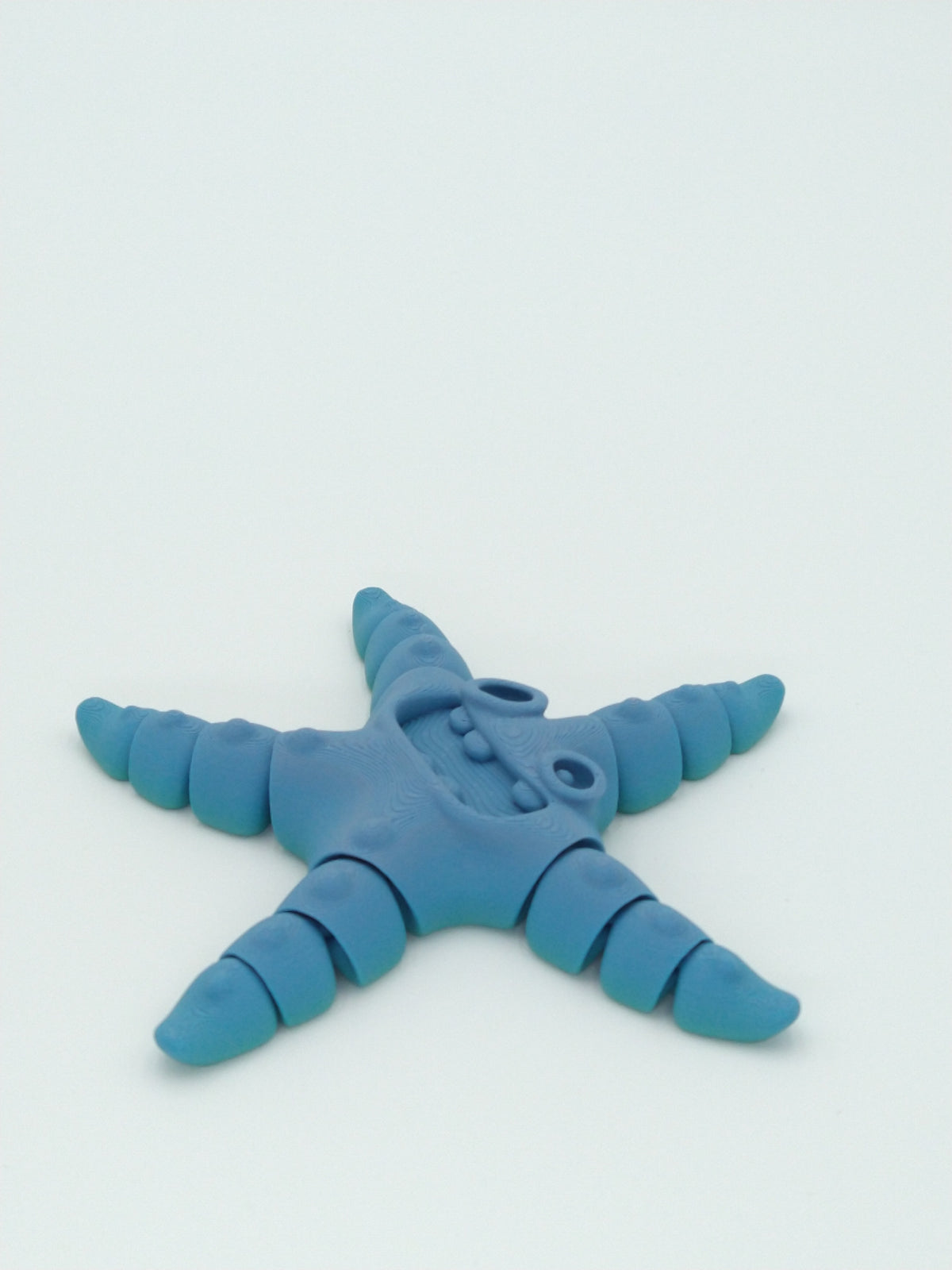 Goofy Starfish Flexi Articulated Figure Rainbow 5" 3D Printed Flexi Factory