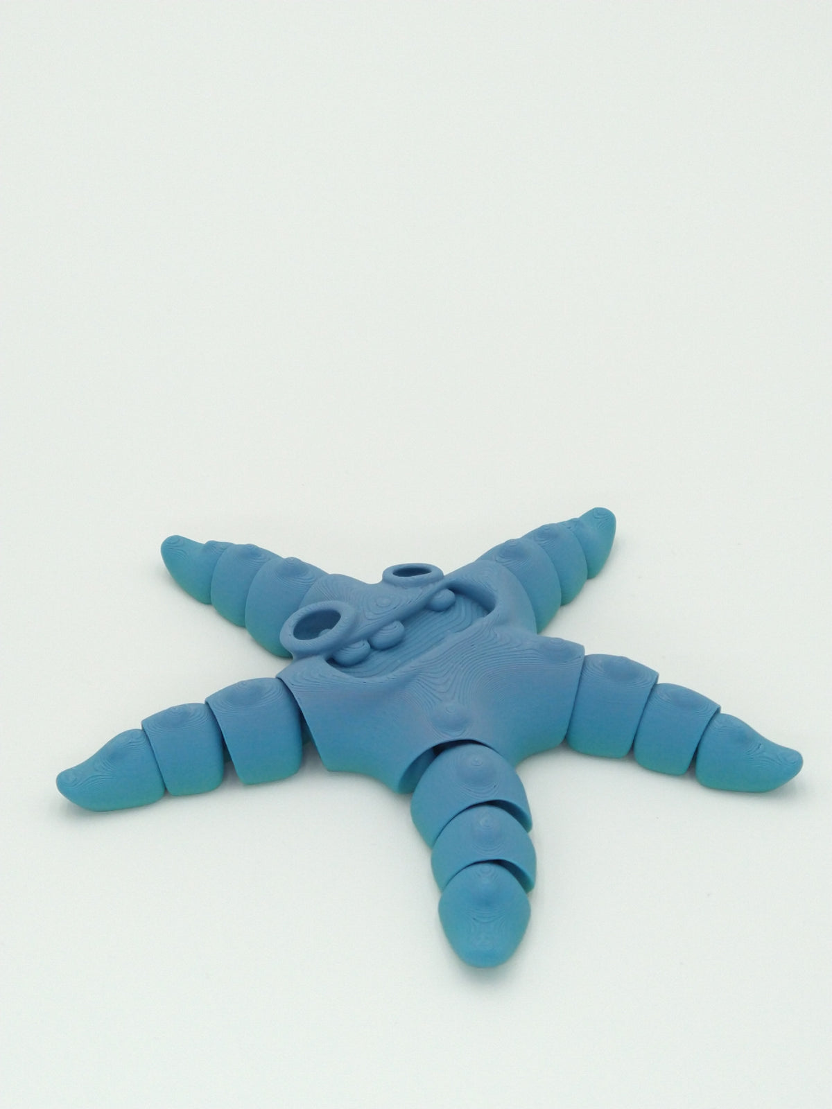 Goofy Starfish Flexi Articulated Figure Rainbow 5" 3D Printed Flexi Factory