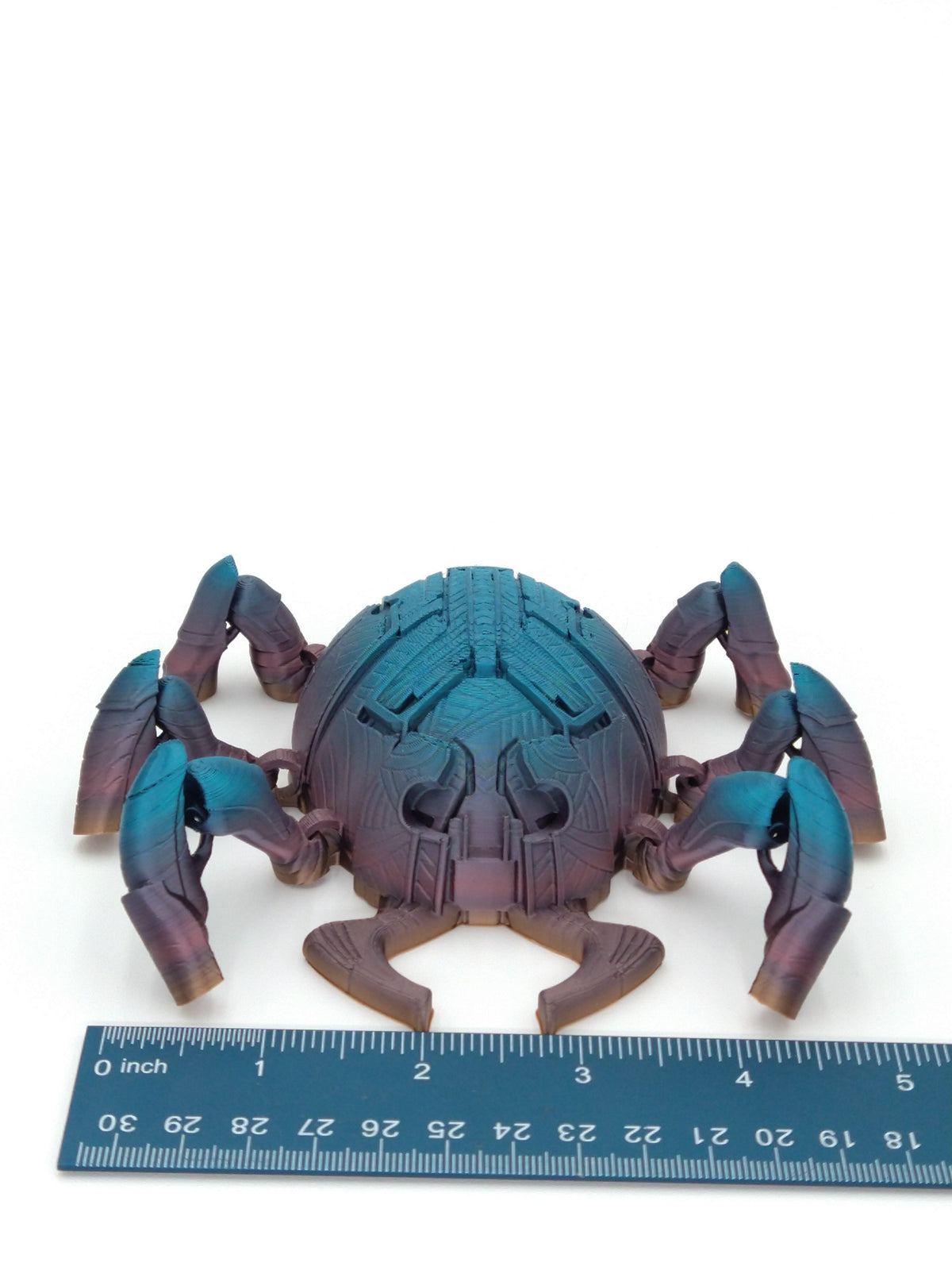 BLUE BEETLE SCARAB Flexi Figure Articulated 5" 3D Printed
