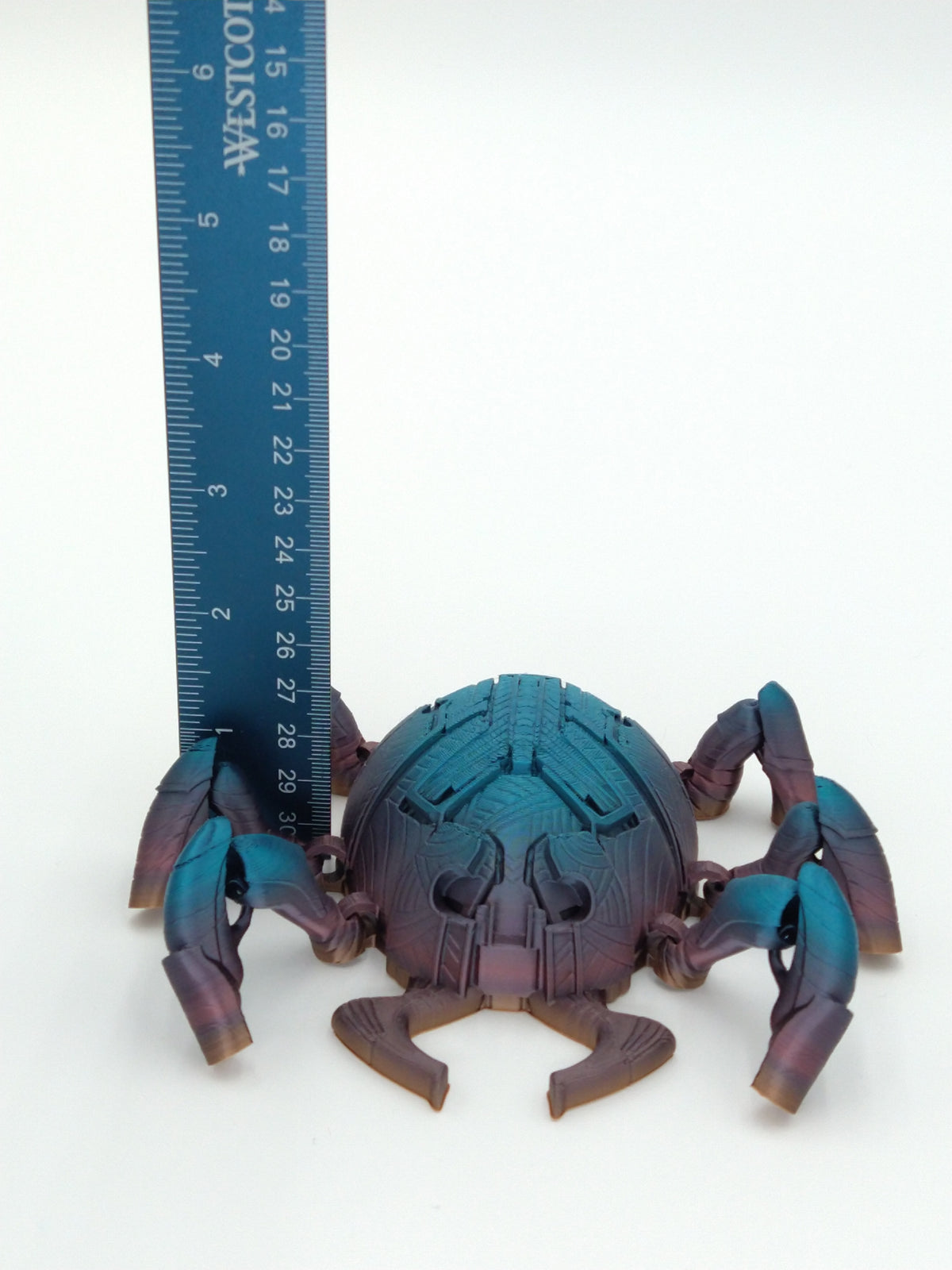 BLUE BEETLE SCARAB Flexi Figure Articulated 5" 3D Printed