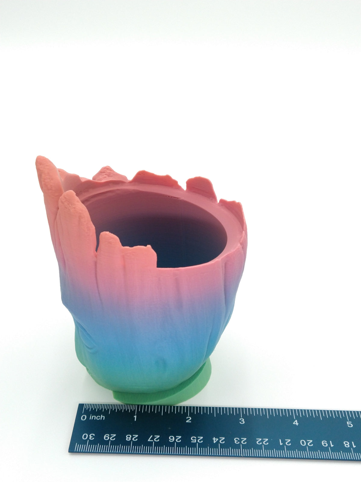 GROOT HEAD Planter Rainbow 4" 3D Printed