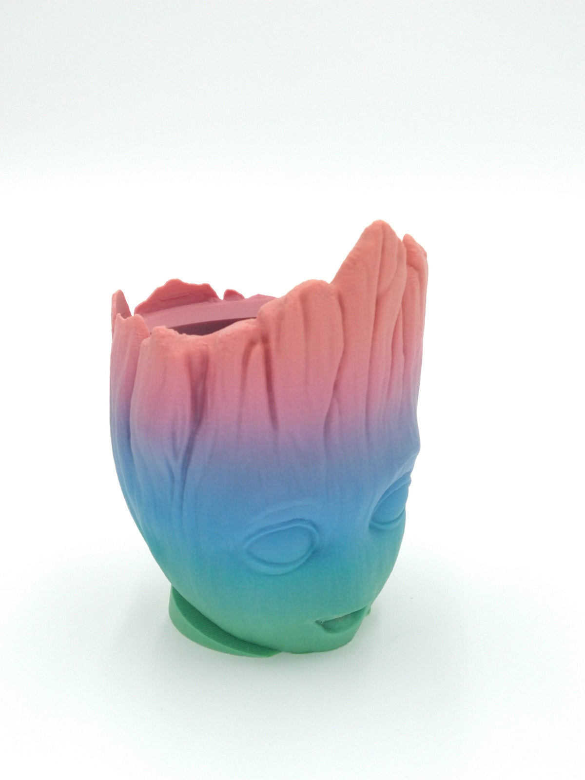 GROOT HEAD Planter Rainbow 4" 3D Printed