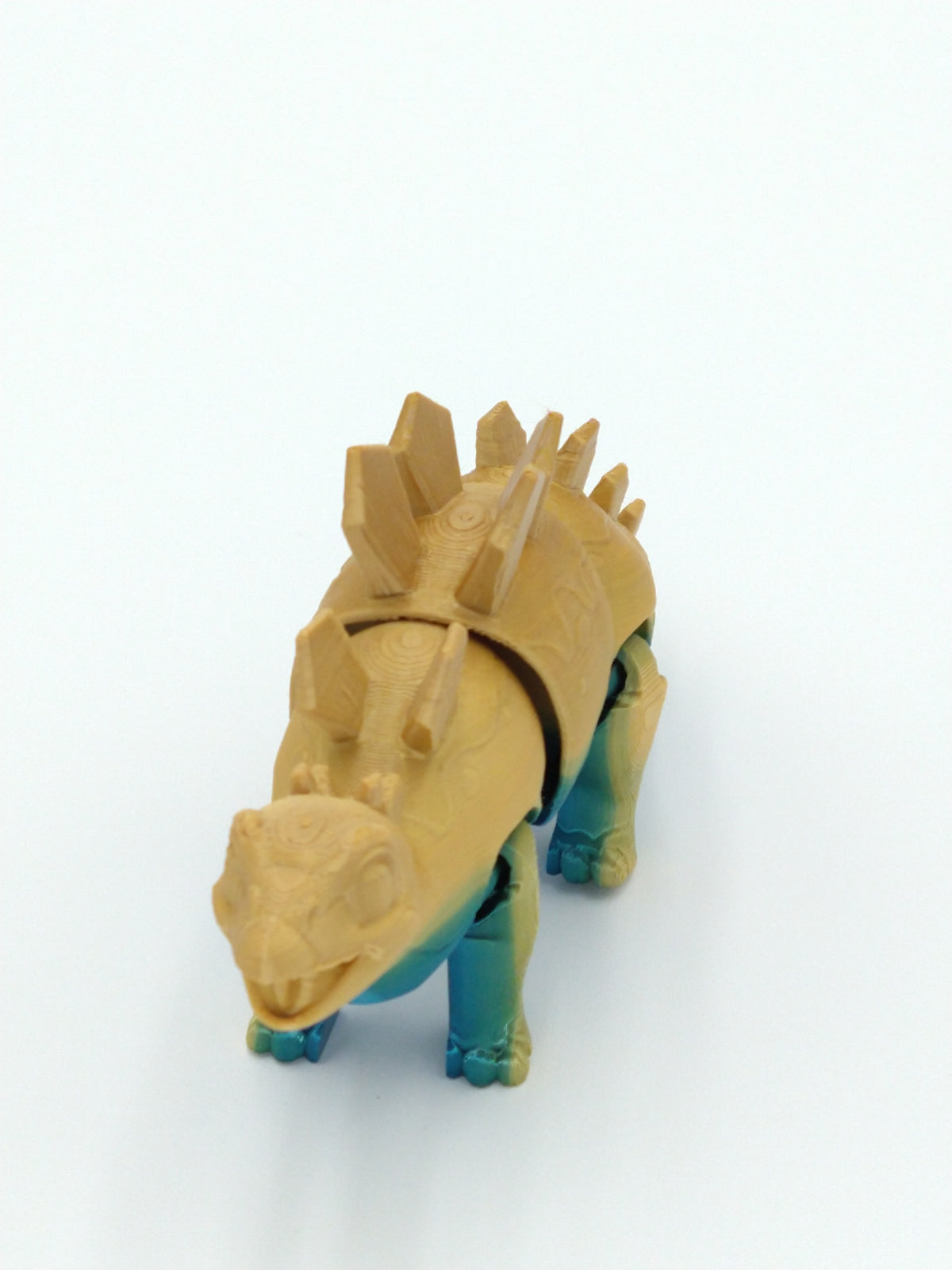 STEGOSAURUS Articulated Flexi Figure Rainbow Colors 7" 3D Printed Figure