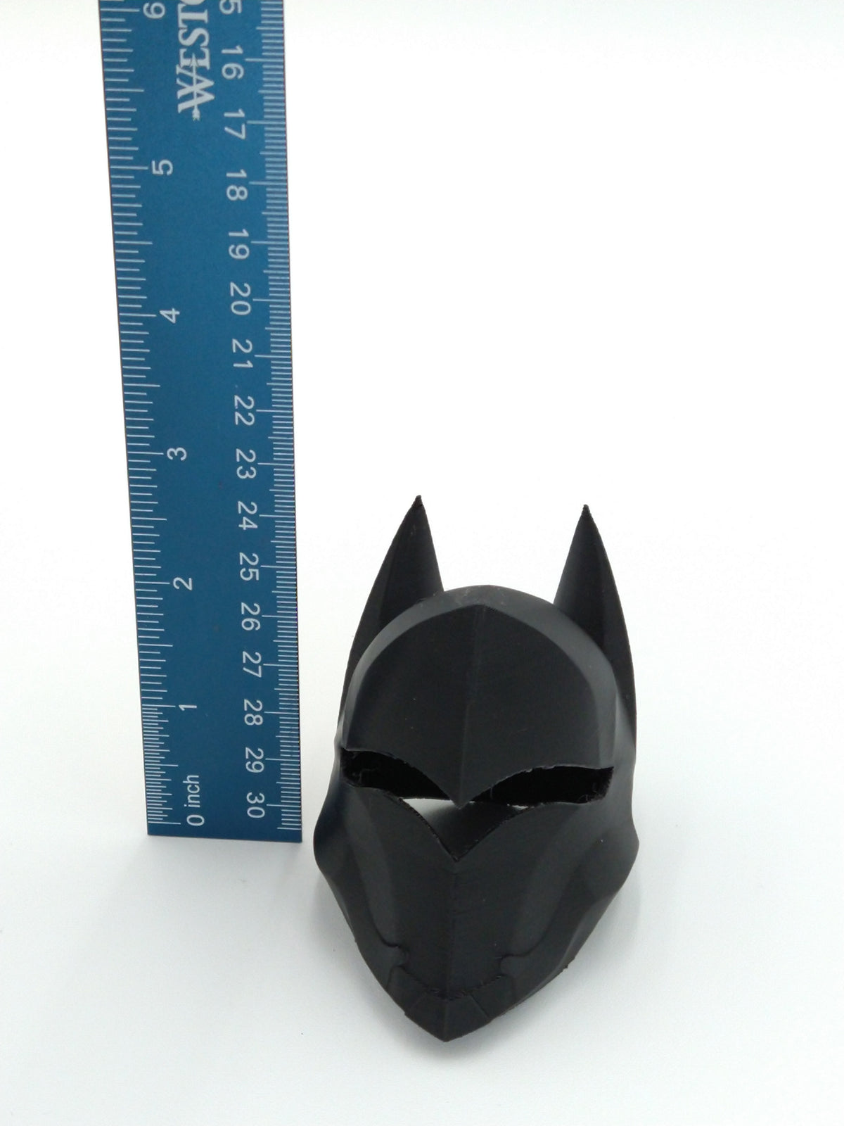 AZRAEL BATMAN Helmet Miniature Collectible W/Display Case 3" Black 3d Printed