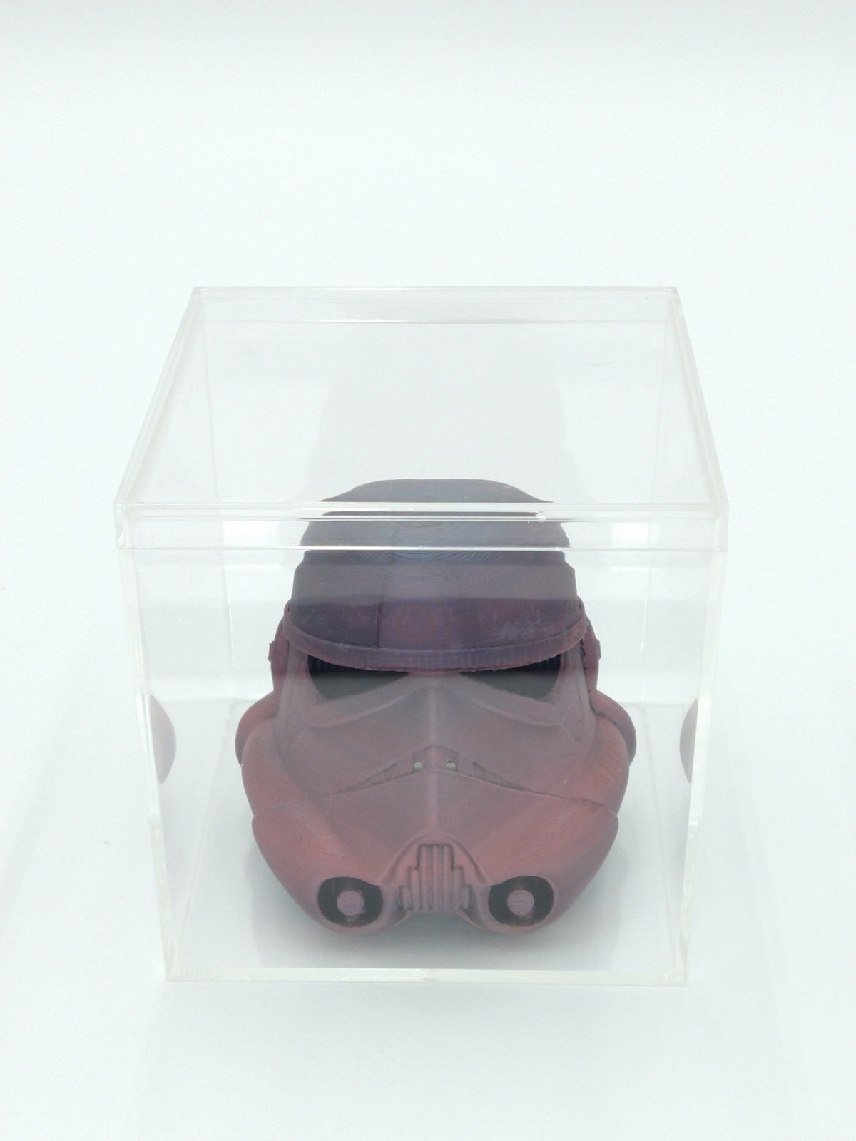 STORMTROOPER Helmet Miniature Collectible 3" W/Display case 3d printed