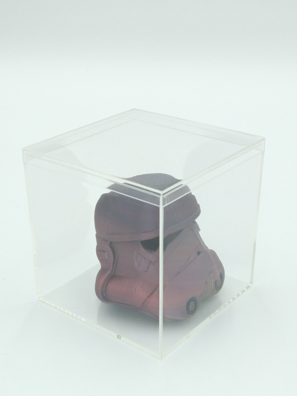 STORMTROOPER Helmet Miniature Collectible 3" W/Display case 3d printed