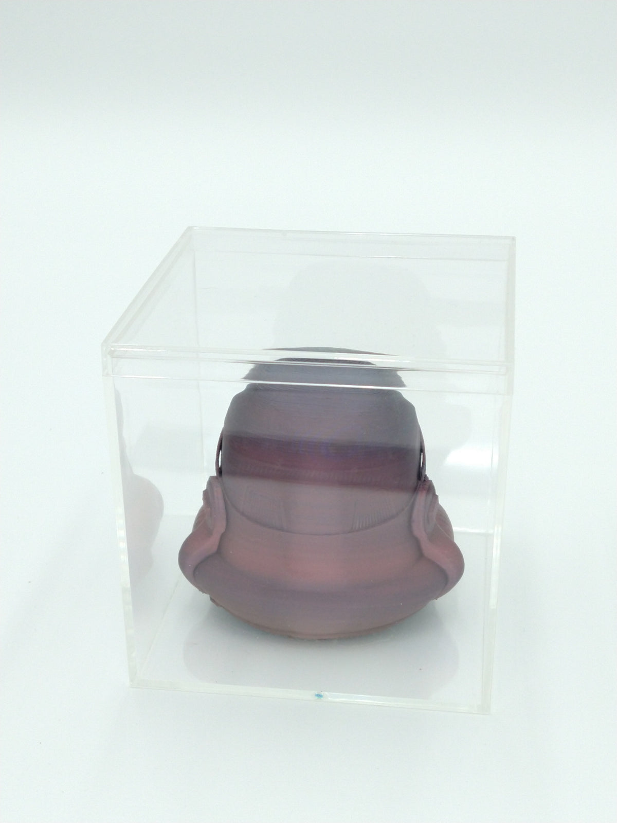 STORMTROOPER Helmet Miniature Collectible 3" W/Display case 3d printed