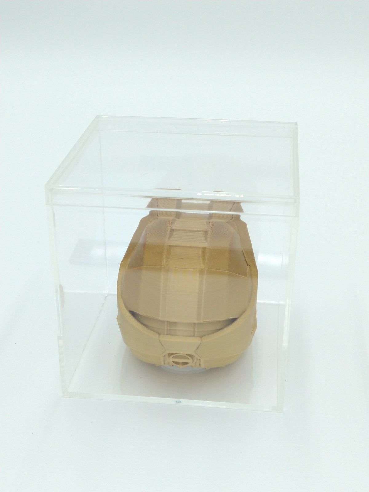 HALO MASTER CHIEF Helmet Miniature Collectible W/Display Case Rainbow 3d Printed