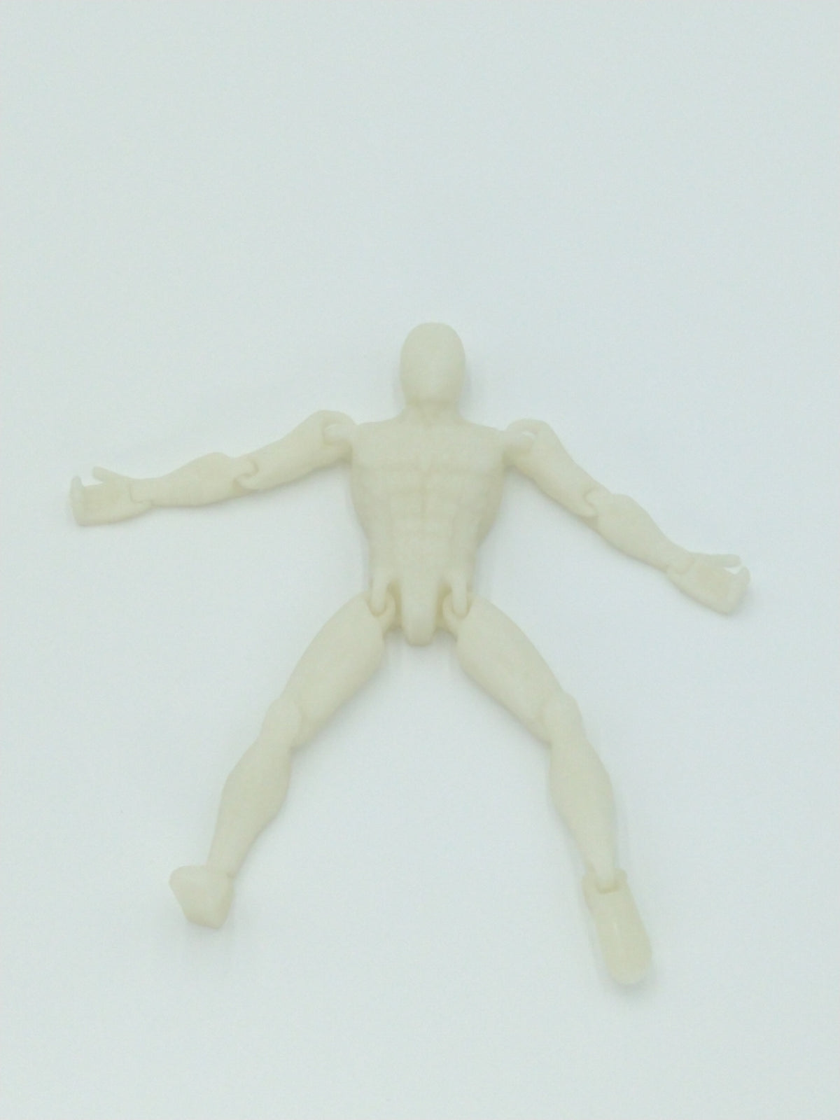 SPIDERMAN Figure Articulated Flexi Glow In the Dark 6" 3D Printed Figure