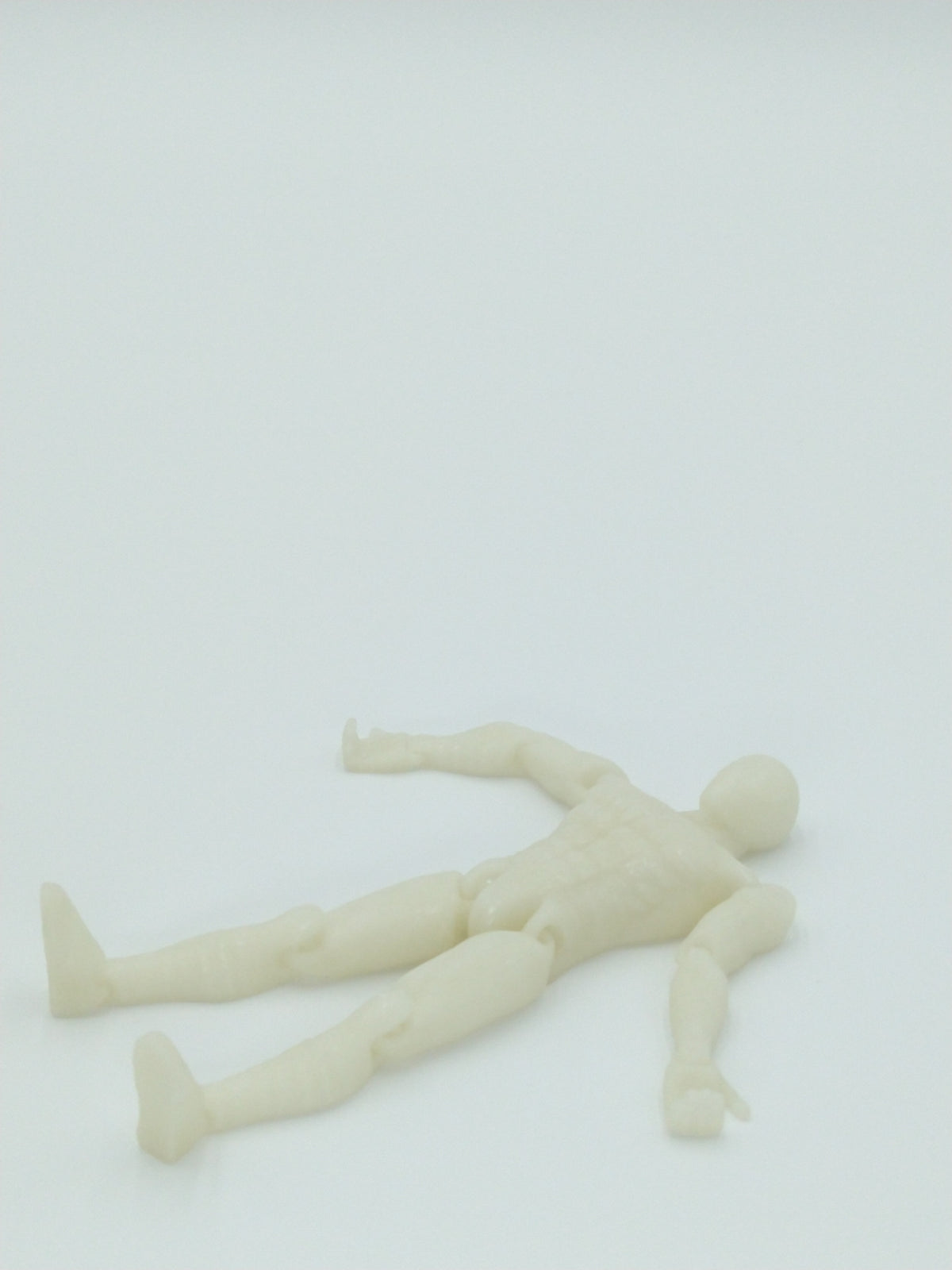 SPIDERMAN Figure Articulated Flexi Glow In the Dark 6" 3D Printed Figure
