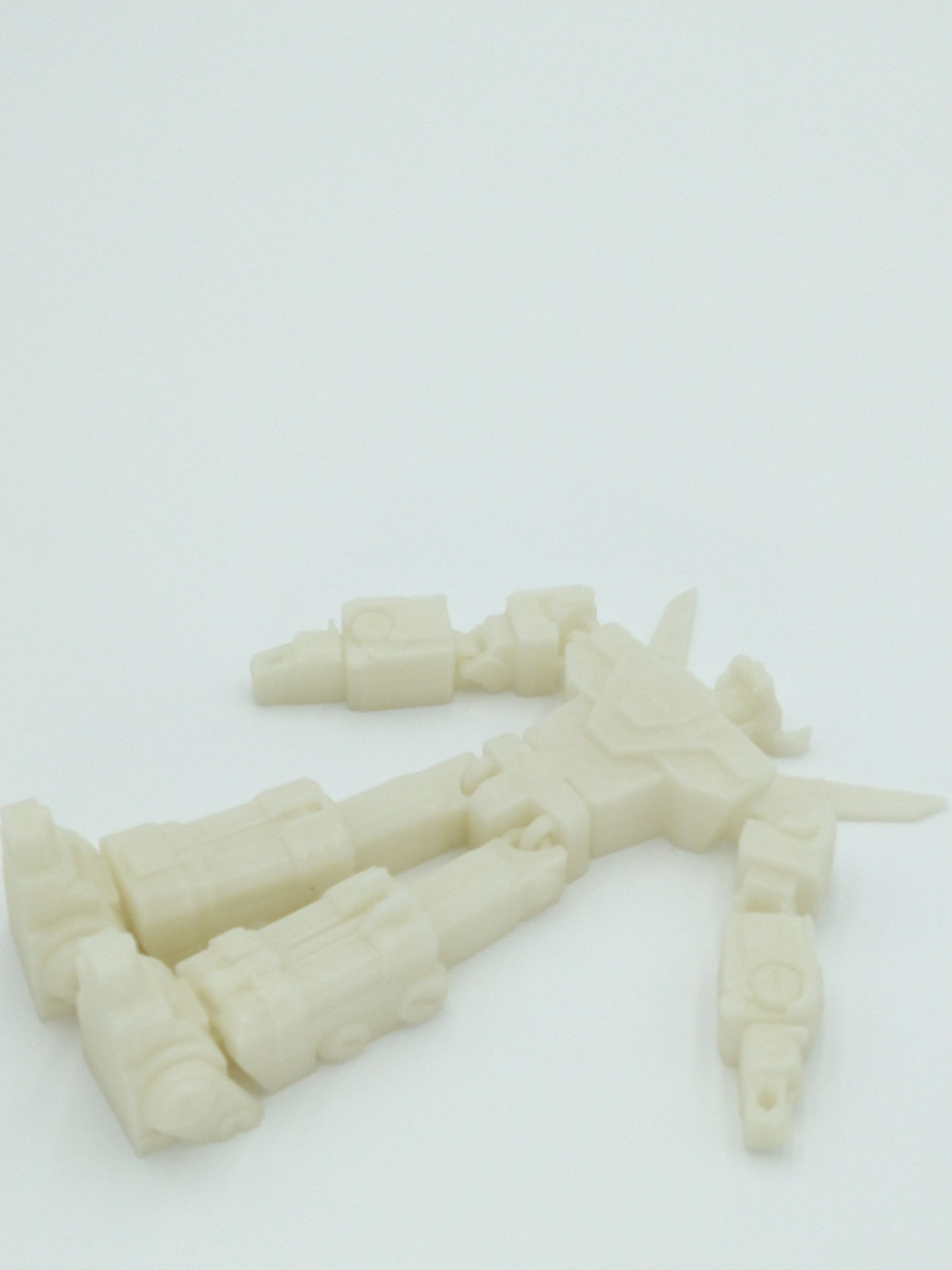 Voltron Figure Articulated Flexi Glow in the Dark 3D Printed Figure