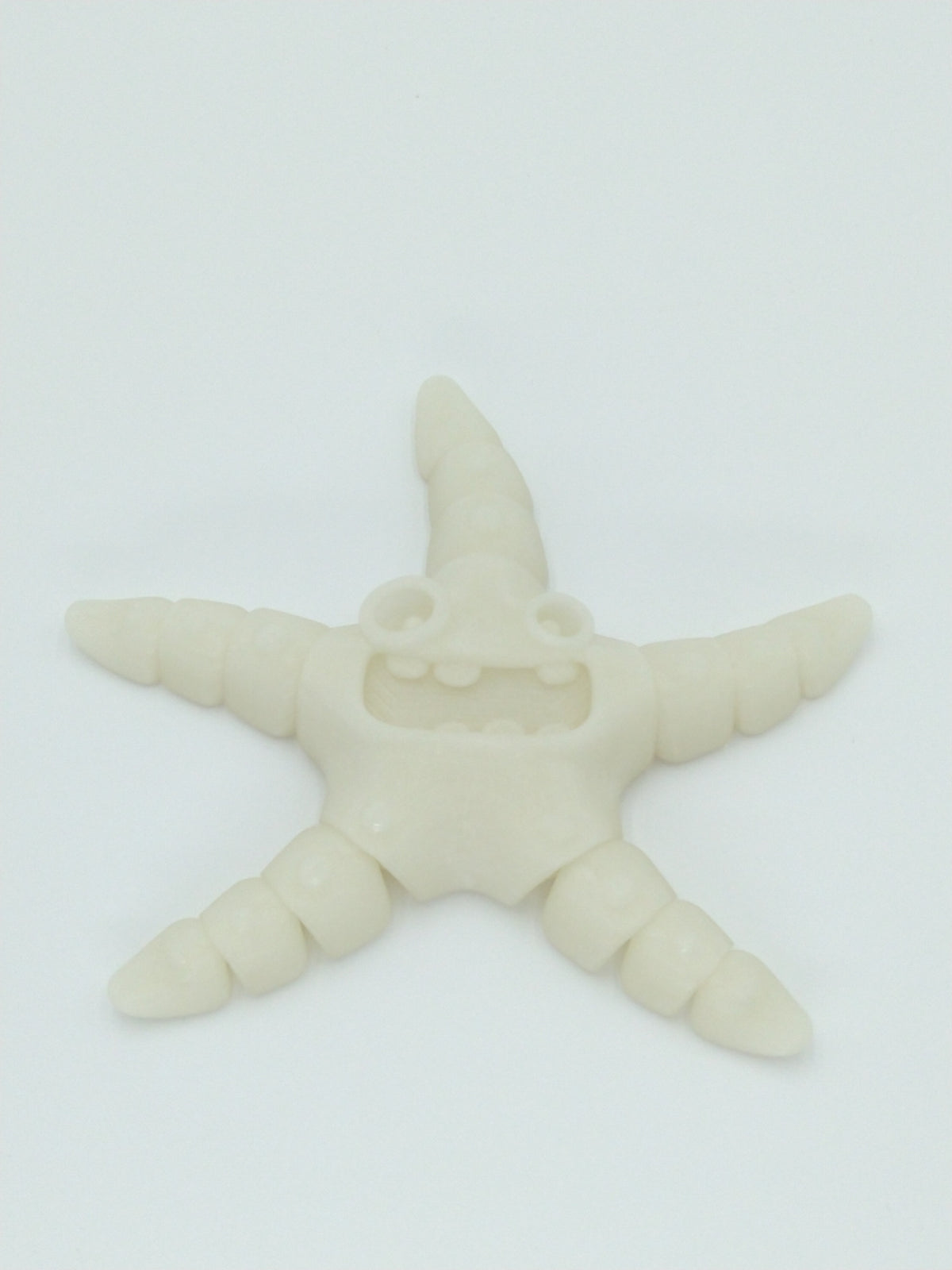 Goofy Starfish Flexi Articulated Figure Glow in dark 5" 3D Printed Flexi Factory