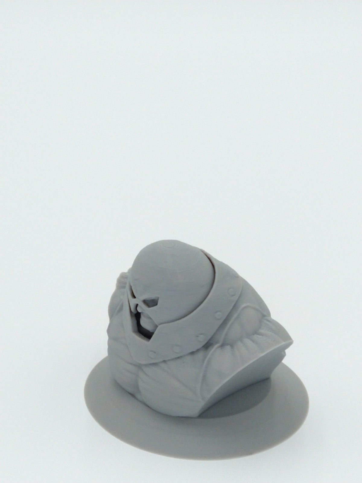 JUGGERNAUT BUST STATUE Gray 3D Printed