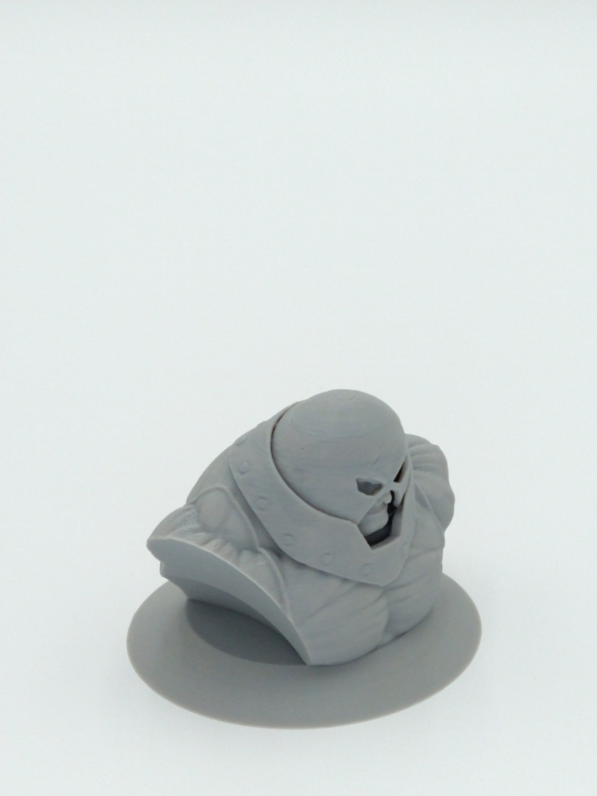 JUGGERNAUT BUST STATUE Gray 3D Printed