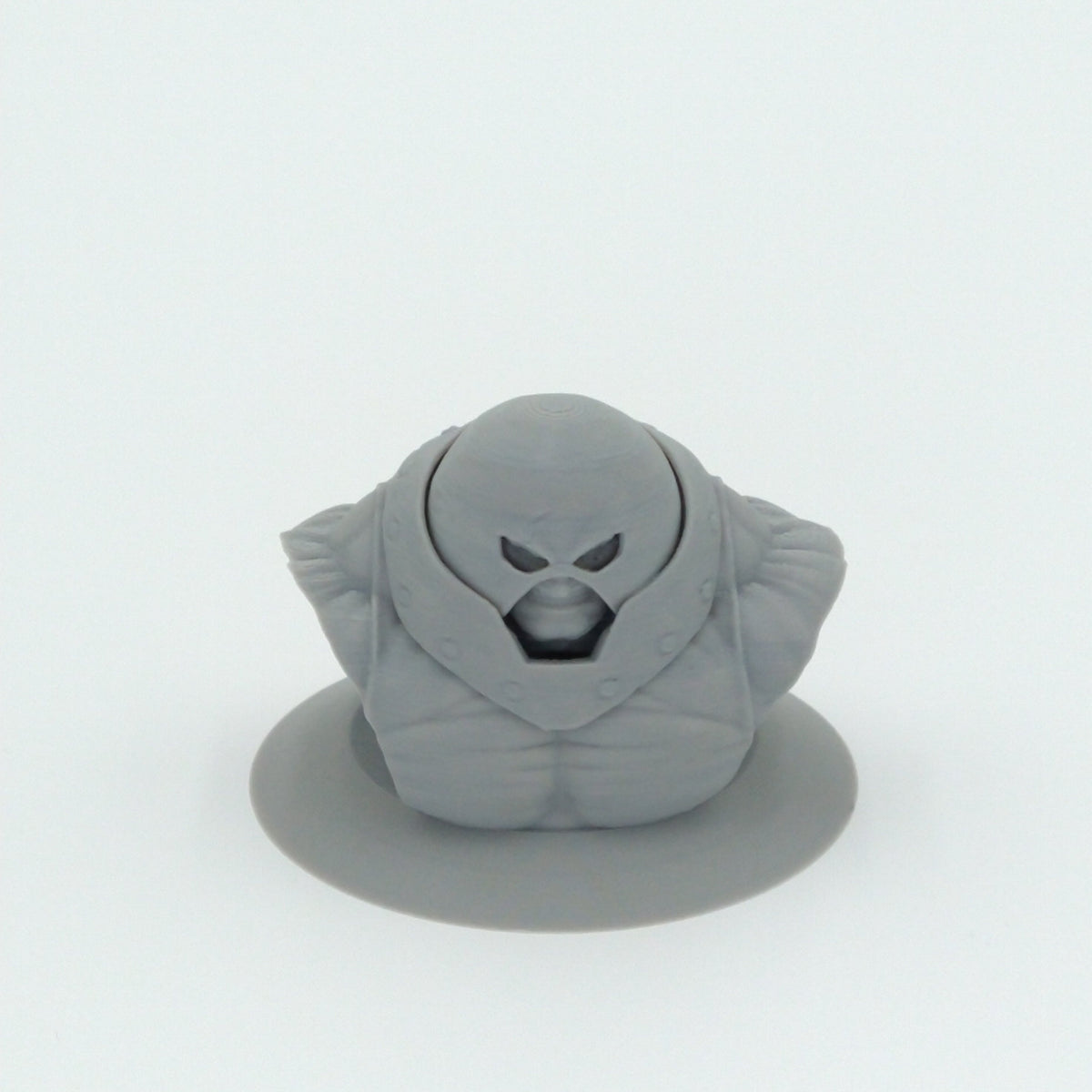 JUGGERNAUT BUST STATUE Gray 3D Printed