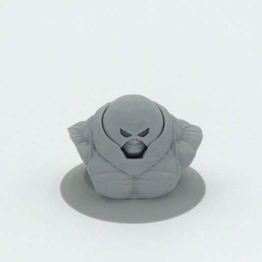 JUGGERNAUT BUST STATUE Gray 3D Printed