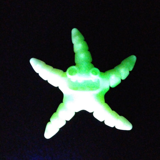 Goofy Starfish Flexi Articulated Figure Glow in dark 5" 3D Printed Flexi Factory