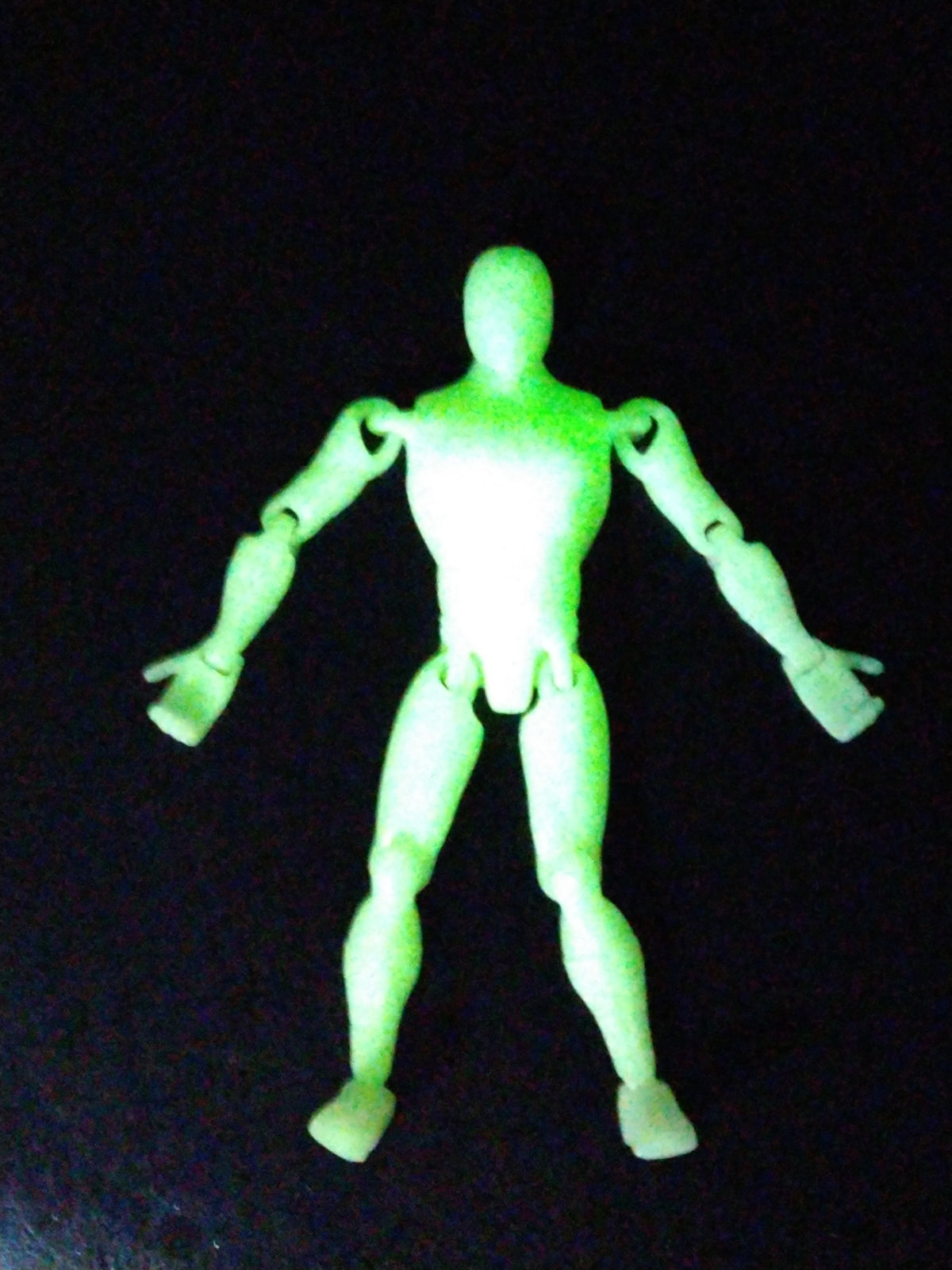 SPIDERMAN Figure Articulated Flexi Glow In the Dark 6" 3D Printed Figure