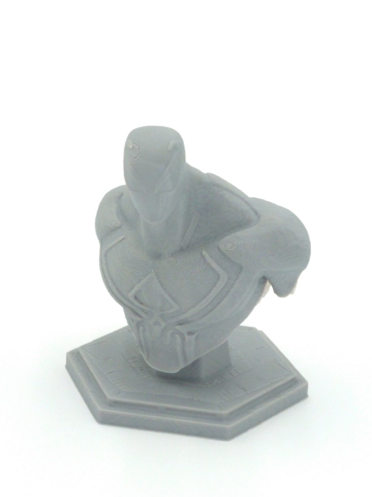 SPIDERMAN 2099 BUST STATUE Gray 3D Printed