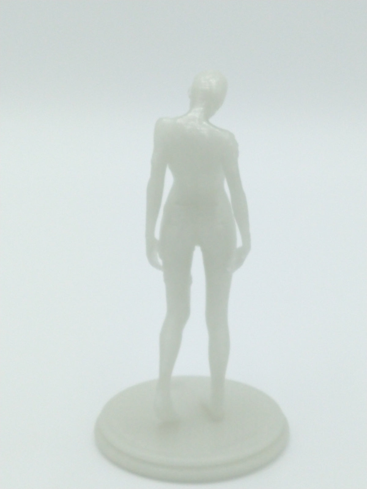 Female Zombie Figure Dying Light Glow In Dark 3d Printed