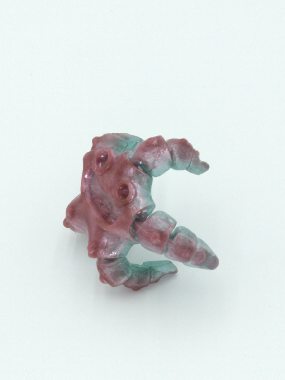 Goofy SQUISHY Starfish Articulated Figure Rainbow 5" 3D Printed Flexi Factory