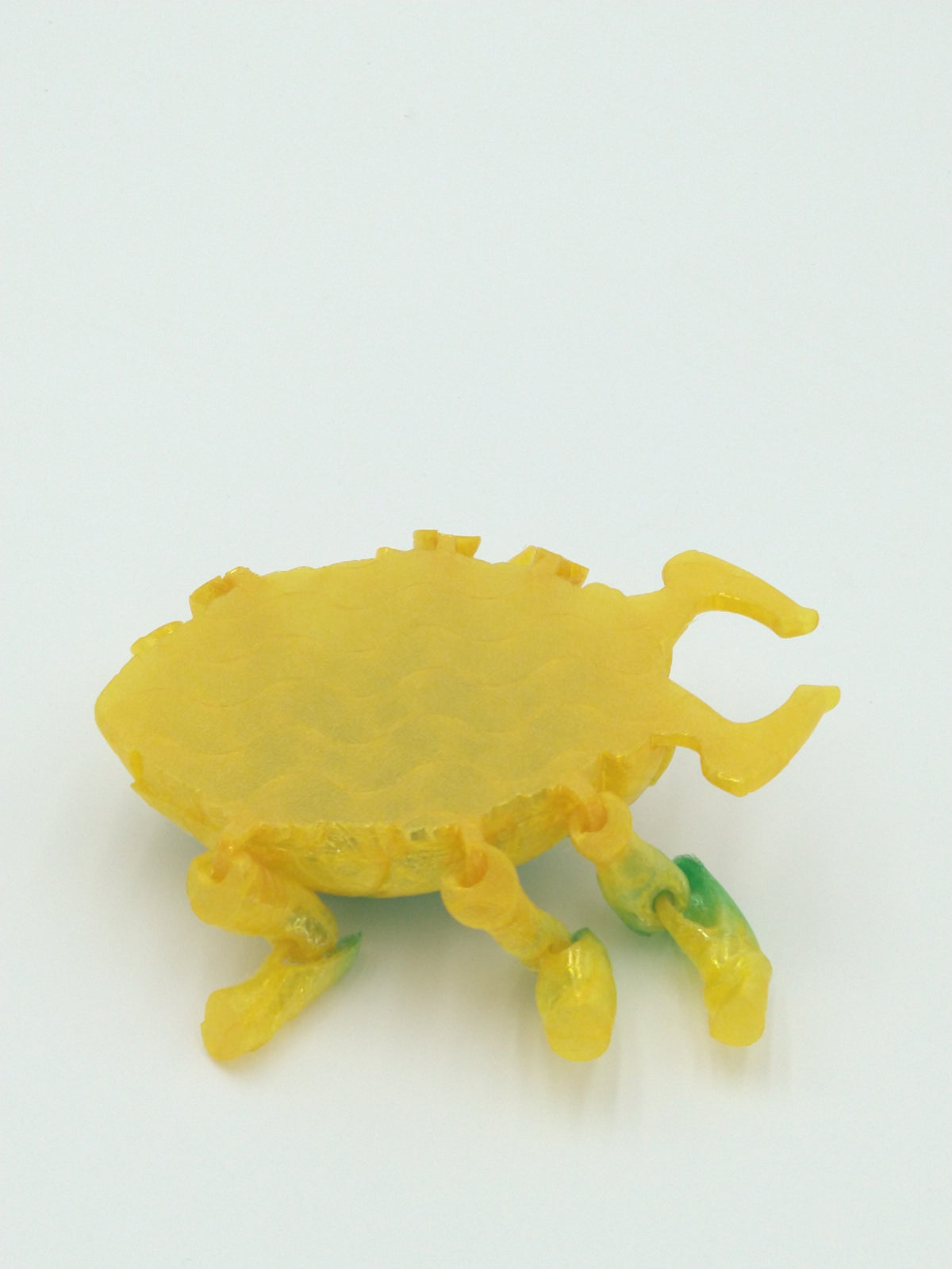 BLUE BEETLE SCARAB Flexi Figure Articulated 5" Squishy Rainbow 3D Printed Figure