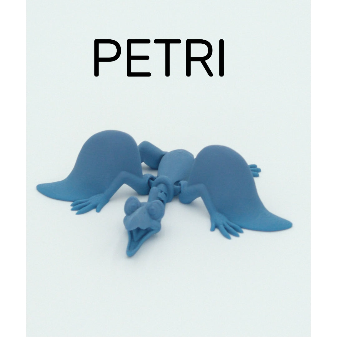LAND BEFORE TIME Articulated Flexi Figures Set 3D Printed