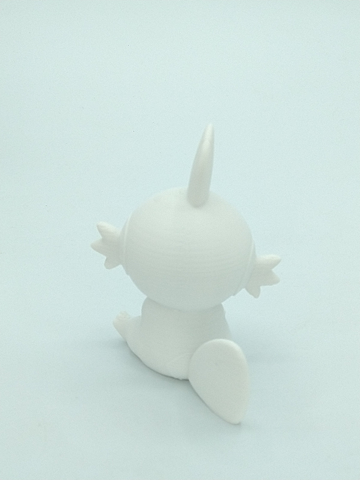 MUDKIP Pokemon Figure White 4" 3D PRINTED