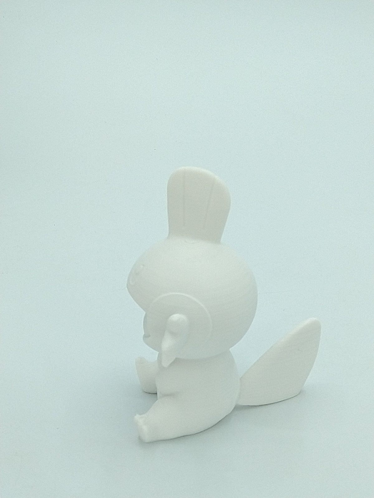 MUDKIP Pokemon Figure White 4" 3D PRINTED