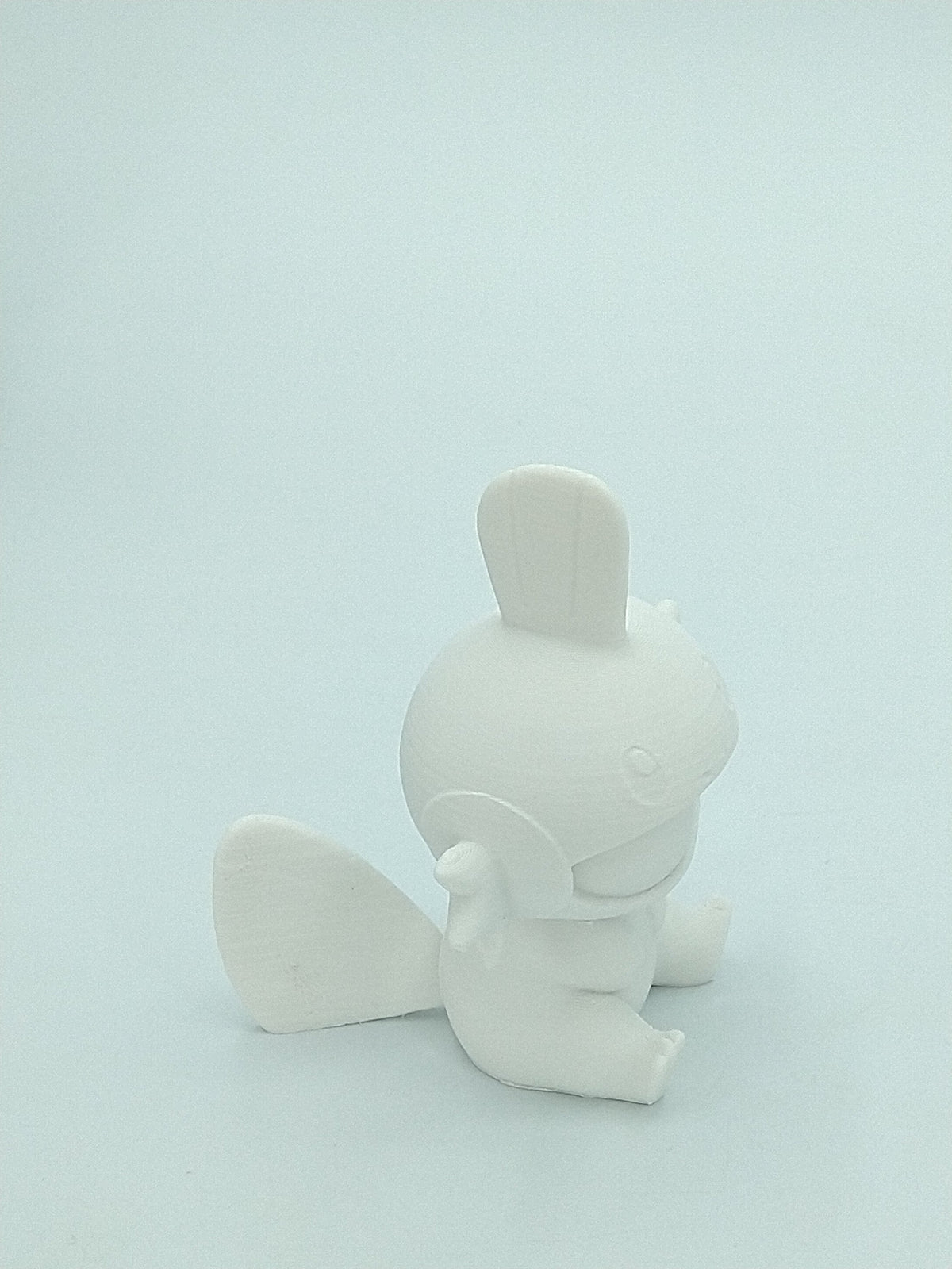 MUDKIP Pokemon Figure White 4" 3D PRINTED
