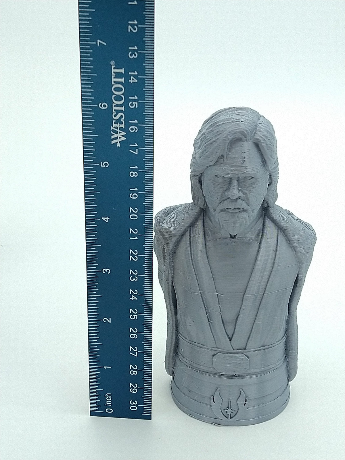 Star Wars older LUKE SKYWALKER Bust Gray 6" 3D PRINTED