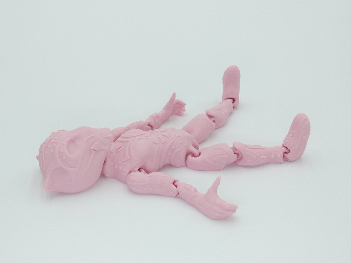 Female Black Panther Articulated Figure Flexi 7" PINK 3D Printed Figure