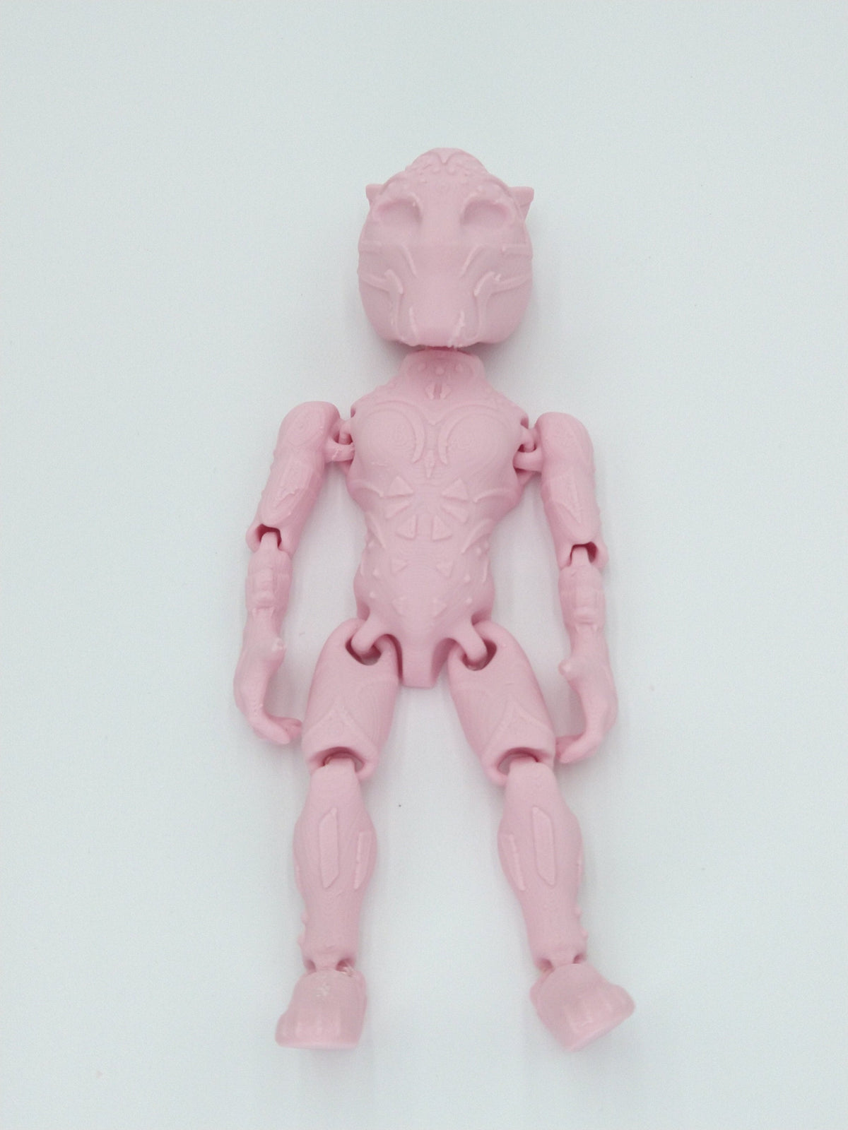 Female Black Panther Articulated Figure Flexi 7" PINK 3D Printed Figure