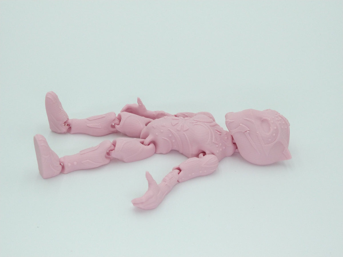Female Black Panther Articulated Figure Flexi 7" PINK 3D Printed Figure
