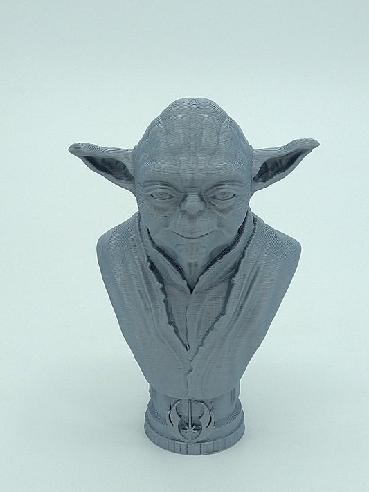 Star Wars YODA Bust Gray 5.5" 3D PRINTED