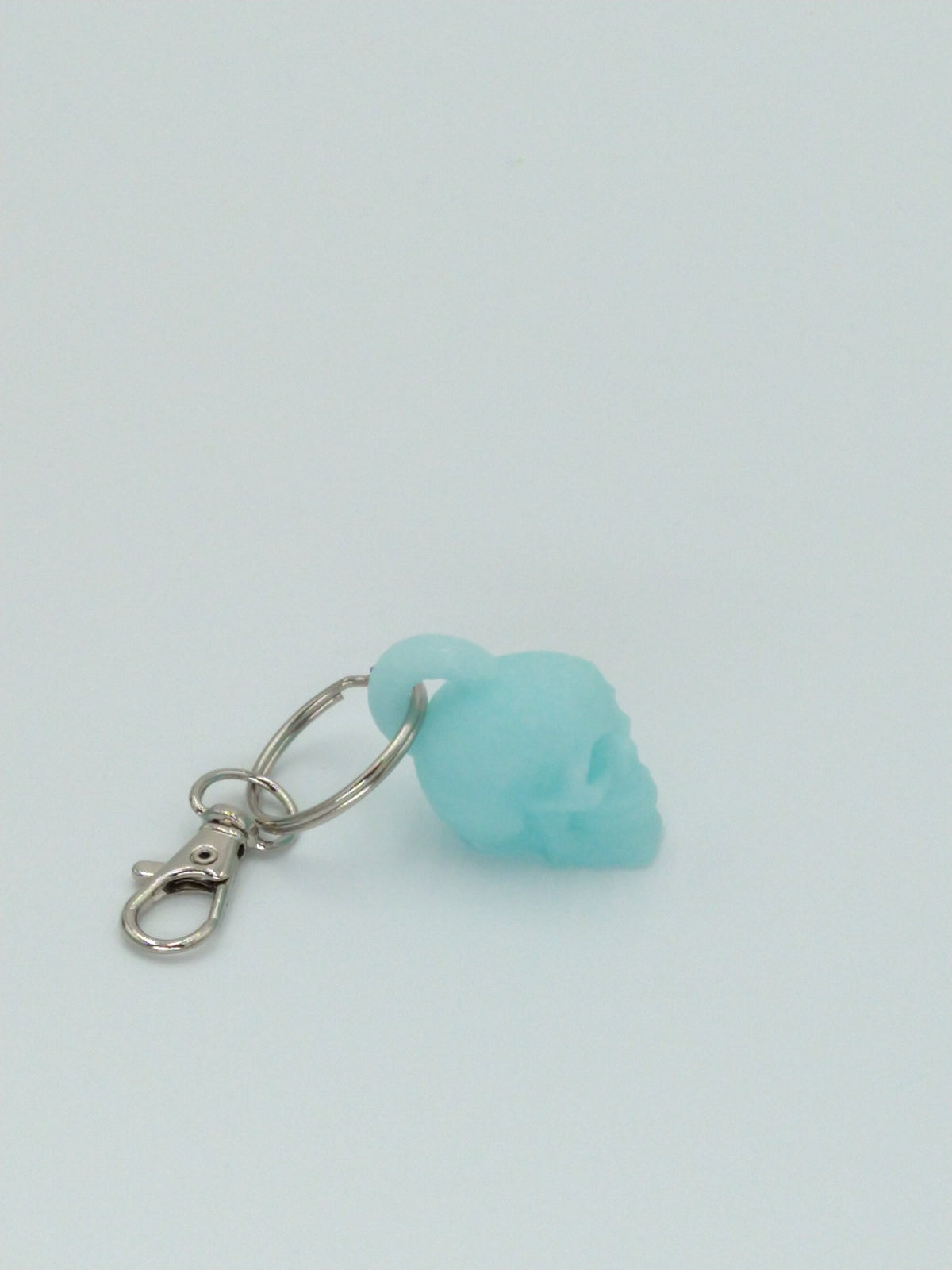 Skull Keychain Translucent Rainbow 3D PRINTED