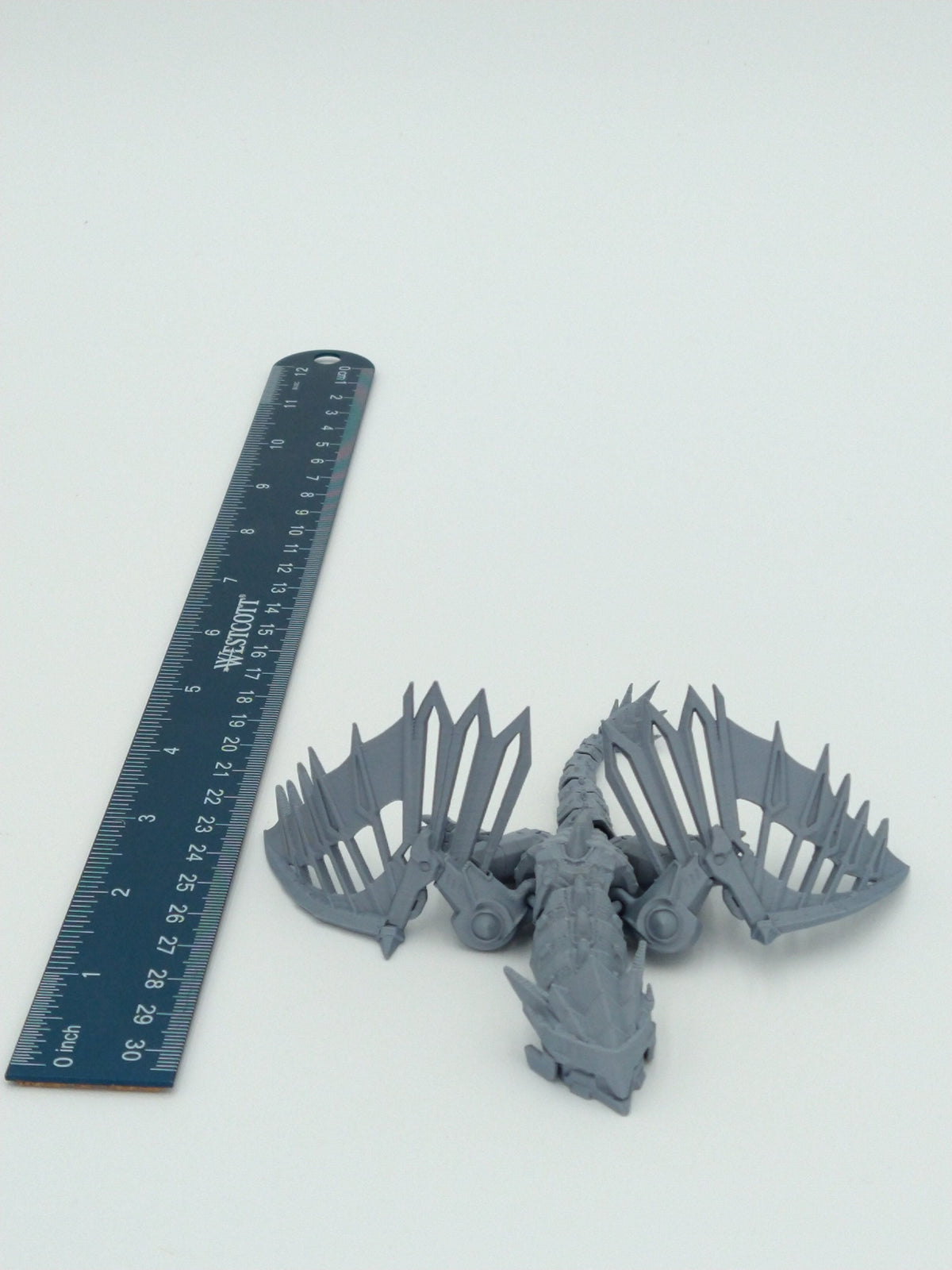 MECHA MECH DRAGON Miniature Tabletop D&D Figure Articulated Flexi 4" 3D Printed