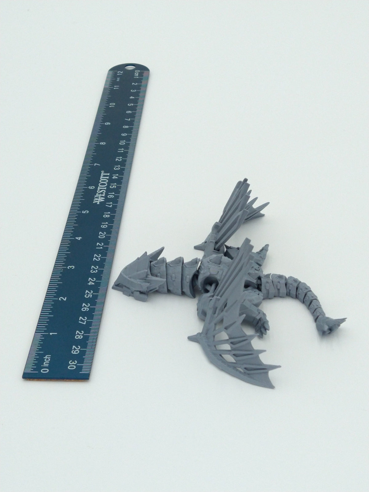 MECHA MECH DRAGON Miniature Tabletop D&D Figure Articulated Flexi 4" 3D Printed