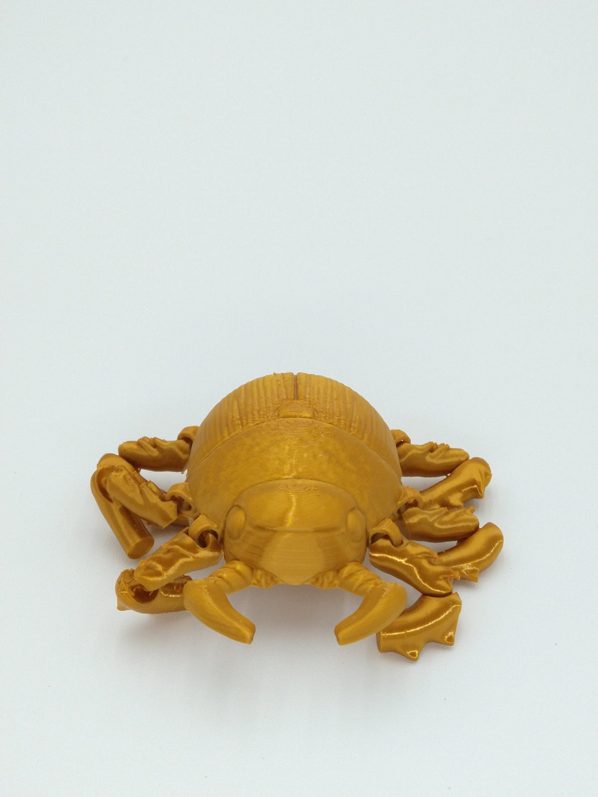BEETLE Figure Articulated Flexi GOLD 6" 3D Printed Figure