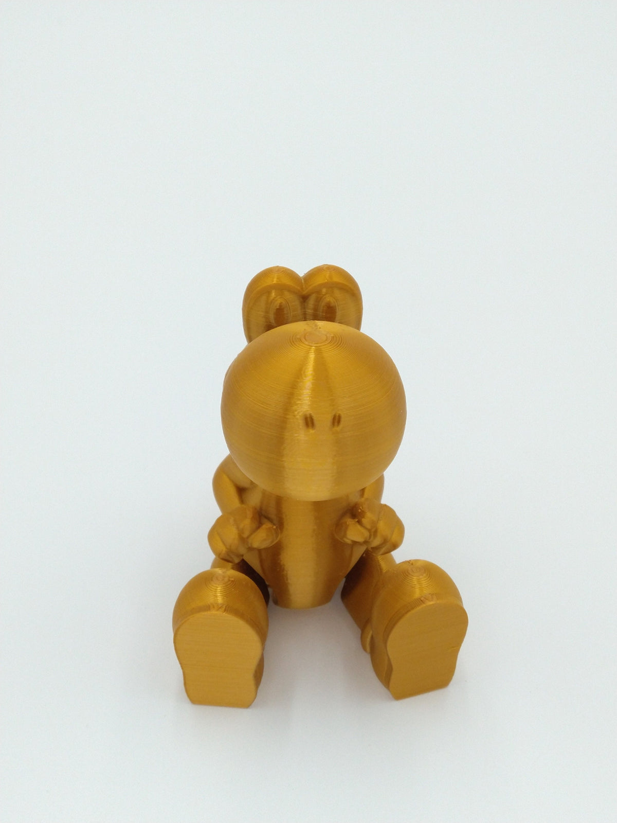 YOSHI Figure Articulated Flexi Gold 5" 3D Printed Figure